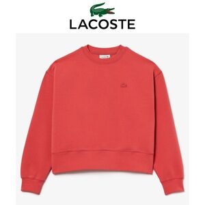 Lacoste Women's Oversized Cotton Sweatshirt